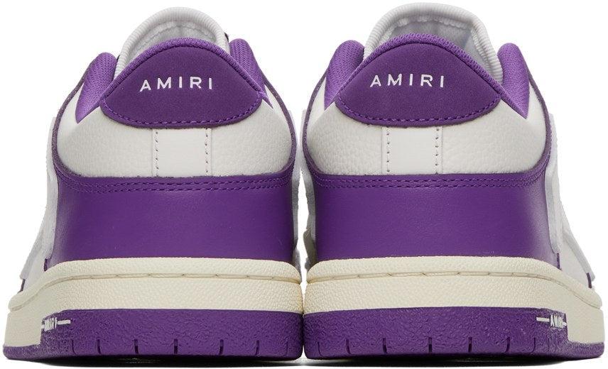 AMIRI 'Purple & White Skel Low Sneakers'