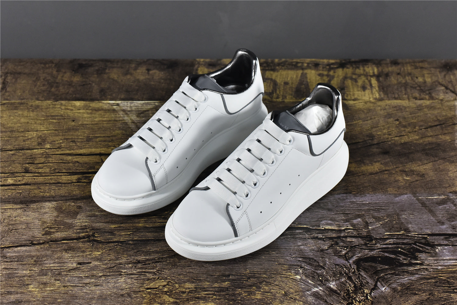 Alexander McQ White Smooth Calf Leather
