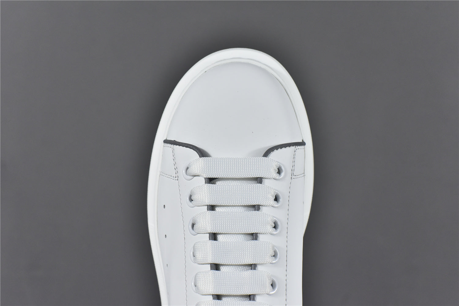 Alexander McQ White Smooth Calf Leather